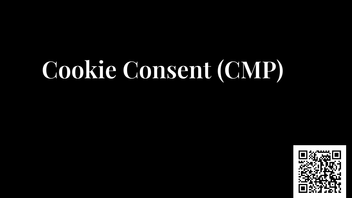 Cookie Consent (CMP)