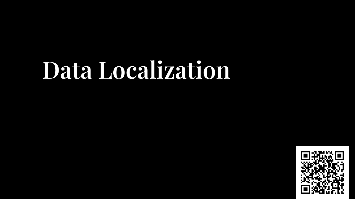 Data Localization