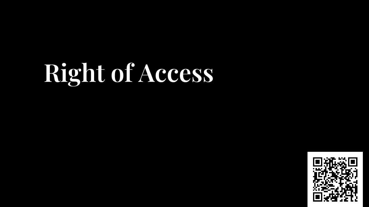 Right of Access