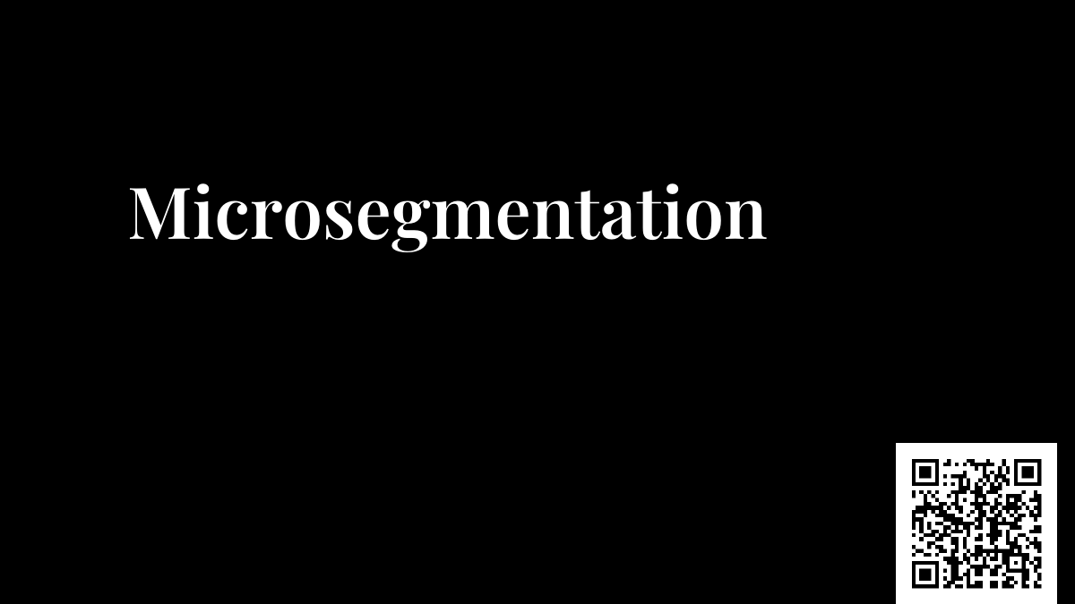 Microsegmentation